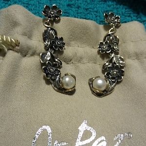 Earrings, part of 3 piece set.